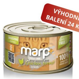 Marp Holistic Plus konzerva pro kočky – Kuřecí prsa ve vývaru 24x70g