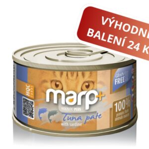 Marp Holistic Plus konzerva pro kočky – Tuňákové paté se sardinkami 24x70g