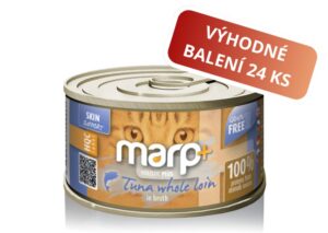 Marp Holistic Plus konzerva pro kočky – Tuňákové filety ve vývaru 24x70g
