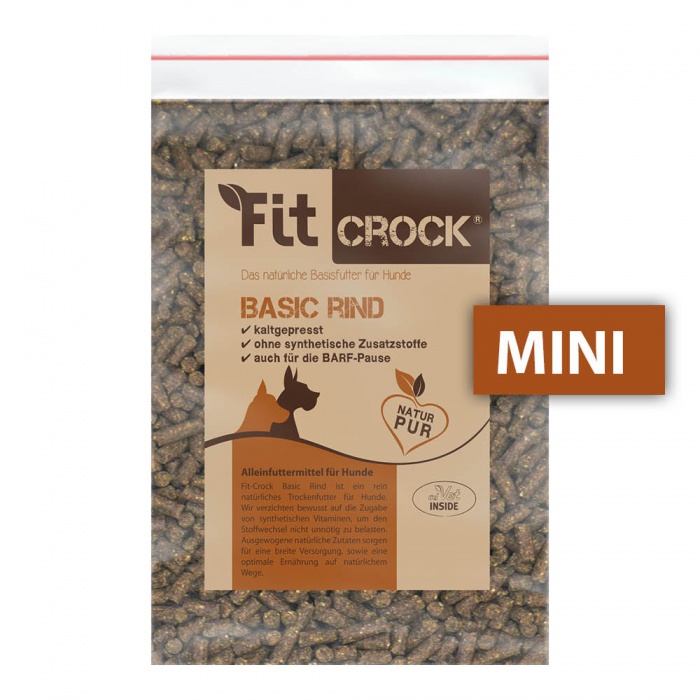 cdVet Fit-Crock Basic Hovězí - granule lisované za studena Balení: Vzorek 200 g - MINI cdVet Fit-Crock Basic Hovězí - granule lisované za studena Balení: Vzorek 200 g - MINI