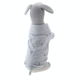 Vsepropejska Brok šedé tričko pro psa Délka zad (cm): 36, Obvod hrudníku: 56 – 58 cm