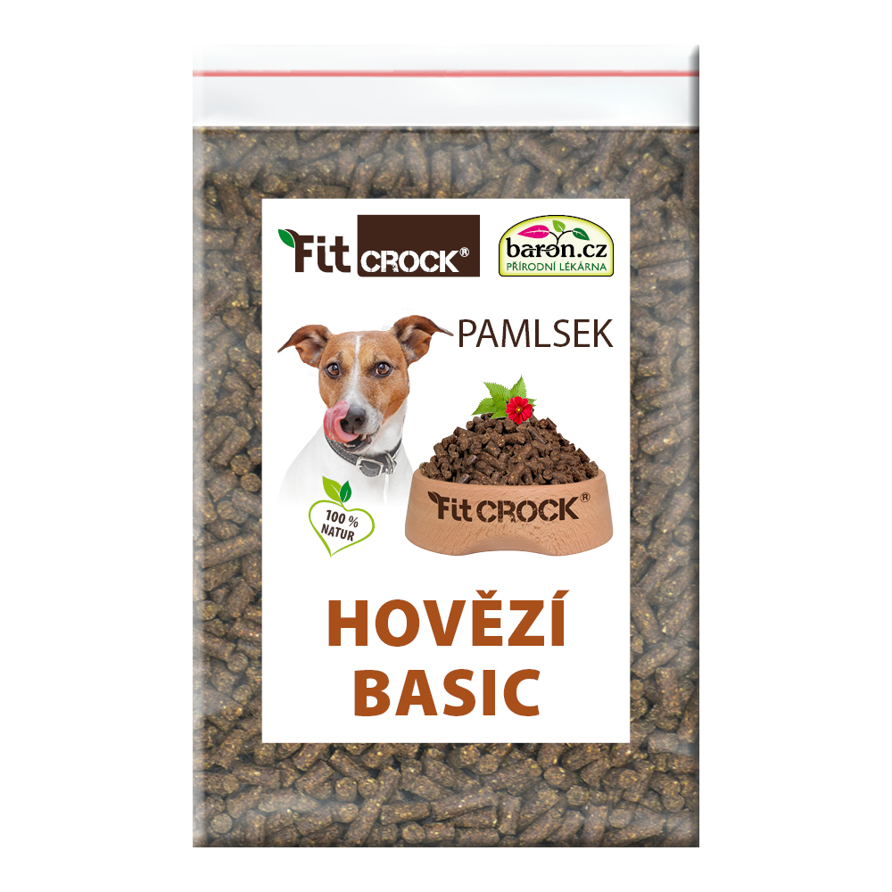 cdVet Hovězí pamlsek Fit-Crock - MAXI Balení: Vzorek 200 g - MAXI cdVet Hovězí pamlsek Fit-Crock - MAXI Balení: Vzorek 200 g - MAXI