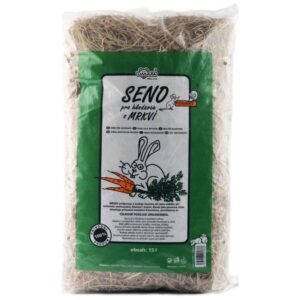 Seno s mrkví Limara 15l - poškozený obal