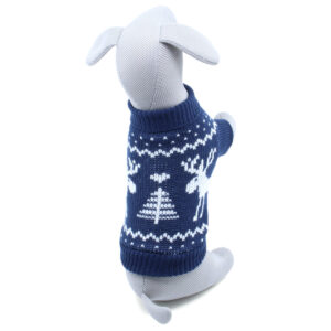 Vsepropejska Dasher svetr pro psa Barva: Modrá, Délka zad (cm): 43, Obvod hrudníku: 44 – 50 cm