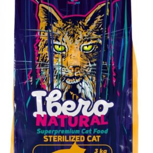 Ibero NATURAL cat STERILIZED 3kg