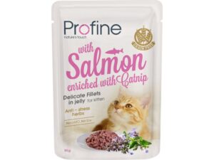 PROFINE cat kitten SALMON in jelly 85g