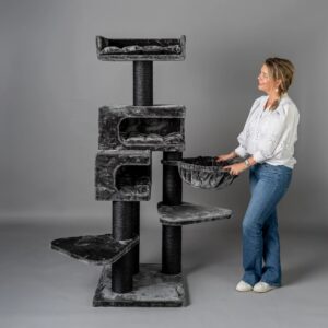 RhR XXL Cat Tree Birman Citadel blackline