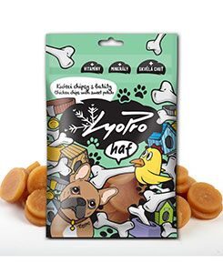 PPD Delivery s.r.o. Lyopro DOG poch. sušené Kuřecí chipsy s batáty 70g