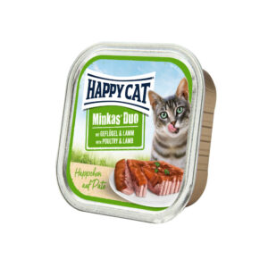 Happy Cat Minkas Duo Menu - Drůbež & Jehně 100 g