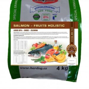 Granule Bardog Salmon Fruits Holistic – 4 kg