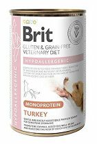 Brit VD Dog GF konz Mono Protein Hypoall. Turkey 400g