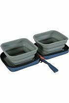 Miska skládací 2v1 BIVOUAK 2x700ml modrá Zolux MEGASLEVA