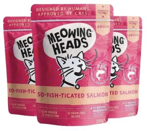 Barking MEOWING HEADS So-fish-ticated Salmon kapsička 3x100g