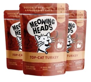 Barking MEOWING HEADS Top Cat Turkey kapsička 3x100g