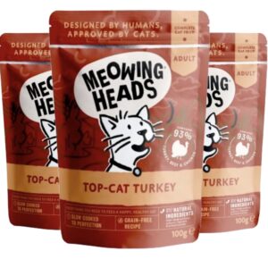 Barking MEOWING HEADS Top Cat Turkey kapsička 3x100g