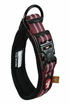 Obojek pes BIVOUAK nastavitelný 25-35cm červená Zolux MEGASLEVA