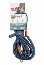 Vodítko pes BIVOUAK kulaté,silik.6mm/15m modrá Zolux MEGASLEVA