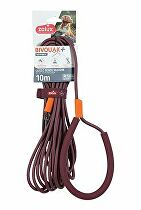 Vodítko pes BIVOUAK kulaté,silik.6mm/10m červená Zolux MEGASLEVA