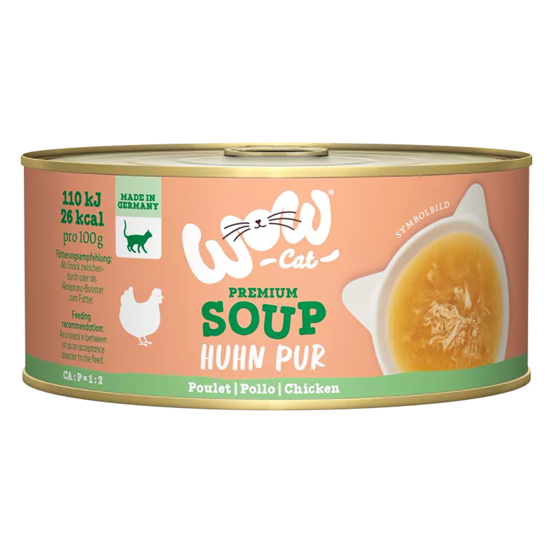 WOW Cat konzerva Soup Kuřecí polévka Adult 70g WOW Cat konzerva Soup Kuřecí polévka Adult 70g