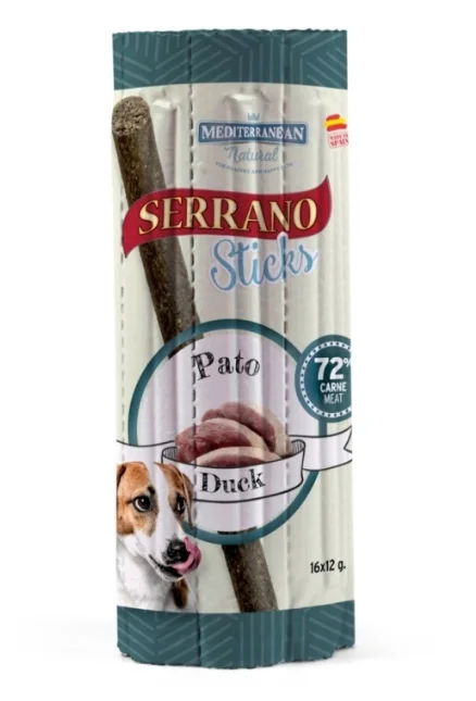 Serrano Dog Sticks Duck, tyčinka 16 x 12 g Serrano Dog Sticks Duck, tyčinka 16 x 12 g