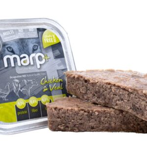 Marp Natural Plus vanička pro psy s kuřetem a telecím 150g