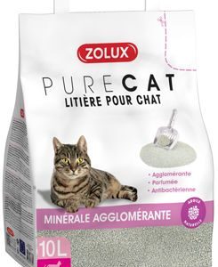 Zolux Podestýlka PURECAT antibacterial scent clump 10l Zolu