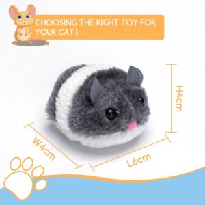 plyšová natahovací myš 7,5 cm Barva: Šedá