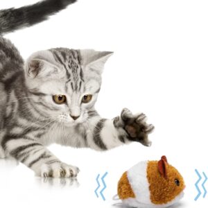 plyšová natahovací myš 7,5 cm Barva: Hnědá