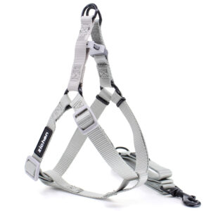 Vsepropejska Georgia postroj pro psa s vodítkem Barva: Šedá, Obvod hrudníku: 37 – 50 cm