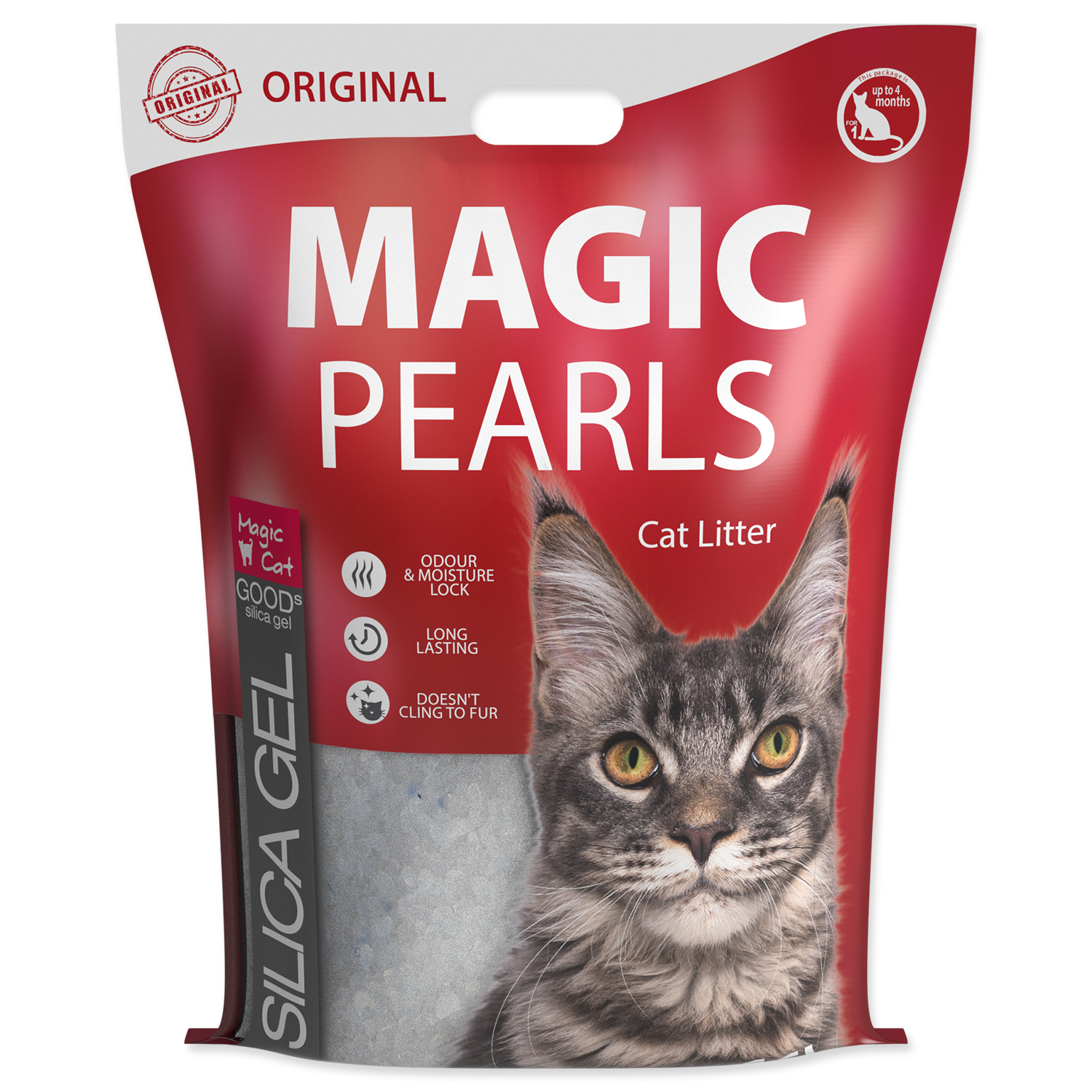 Magic Cat Kočkolit MAGIC PEARLS Original 16 l Magic Cat Kočkolit MAGIC PEARLS Original 16 l