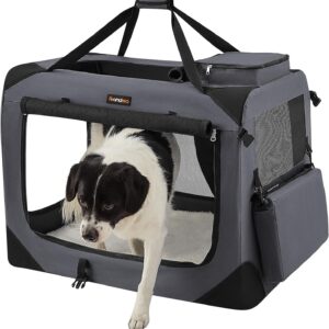 Kennelka pro zvířata Mailey XL 82x58x58cm – tmavě šedá