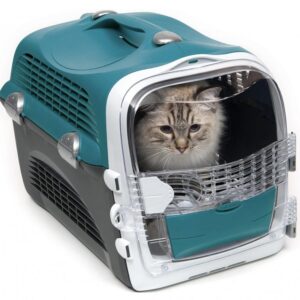 Catit Cabrio transportní box tyrkysový