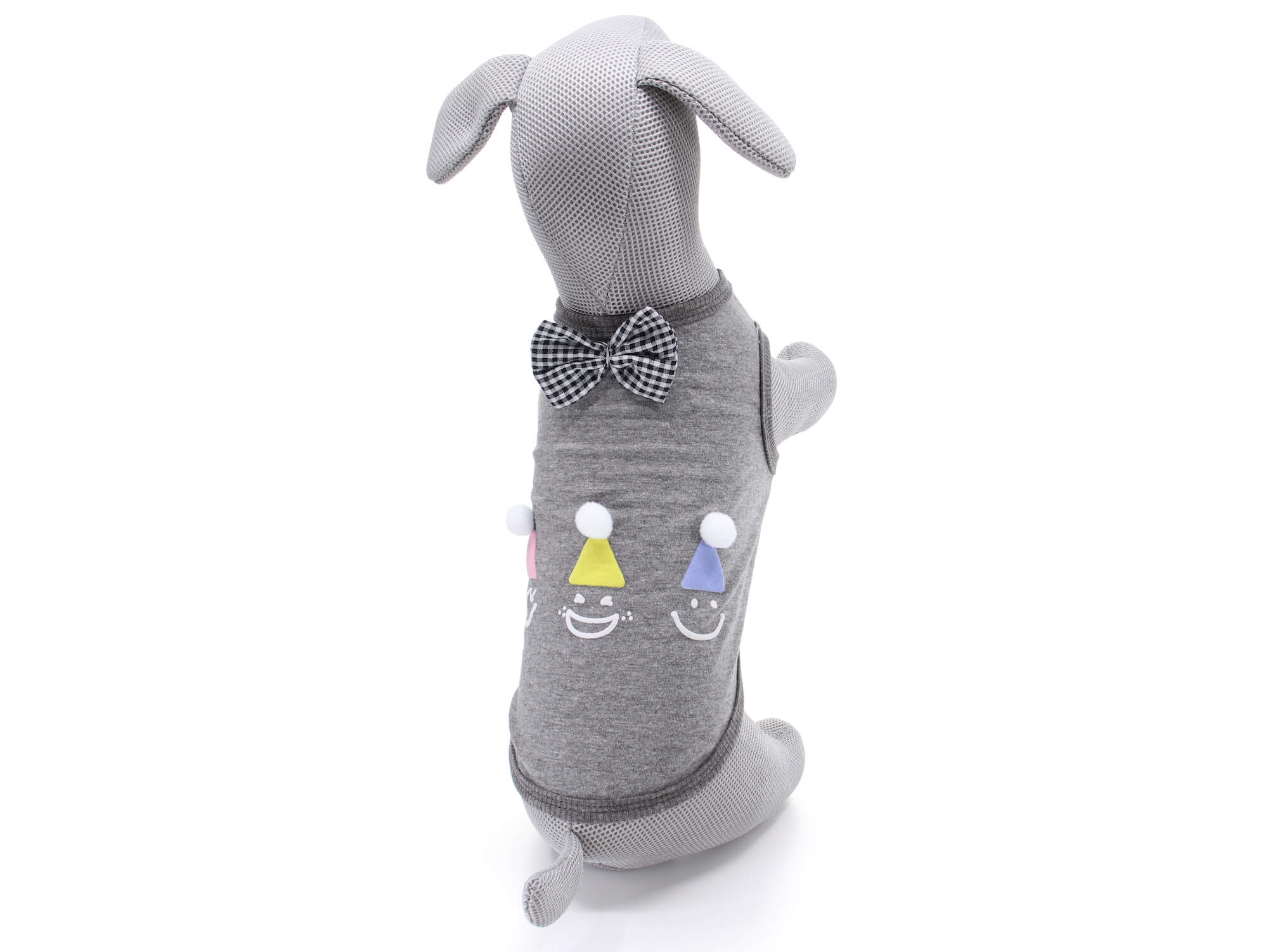 Vsepropejska Bambi tričko s mašličkou pro psa Barva: Šedá, Délka zad (cm): 28, Obvod hrudníku: 38 - 42 cm Vsepropejska Bambi tričko s mašličkou pro psa Barva: Šedá, Délka zad (cm): 28, Obvod hrudníku: 38 - 42 cm