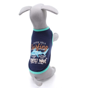 Vsepropejska Isis tričko s nápisy pro psa Barva: Modrá, Délka zad (cm): 32, Obvod hrudníku: 44 – 48 cm