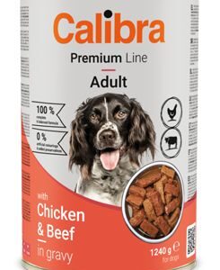 Calibra Dog Premium konz. with Chicken&Beef 1240g
