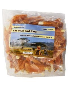 Pochoutka Kuřecí filety na tyčce z buvolí kůže 6cm250g