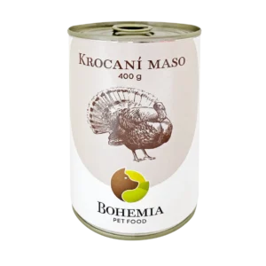 Bohemia Pet Food BOHEMIA Krocaní maso ve vlastní šťávě 400 g