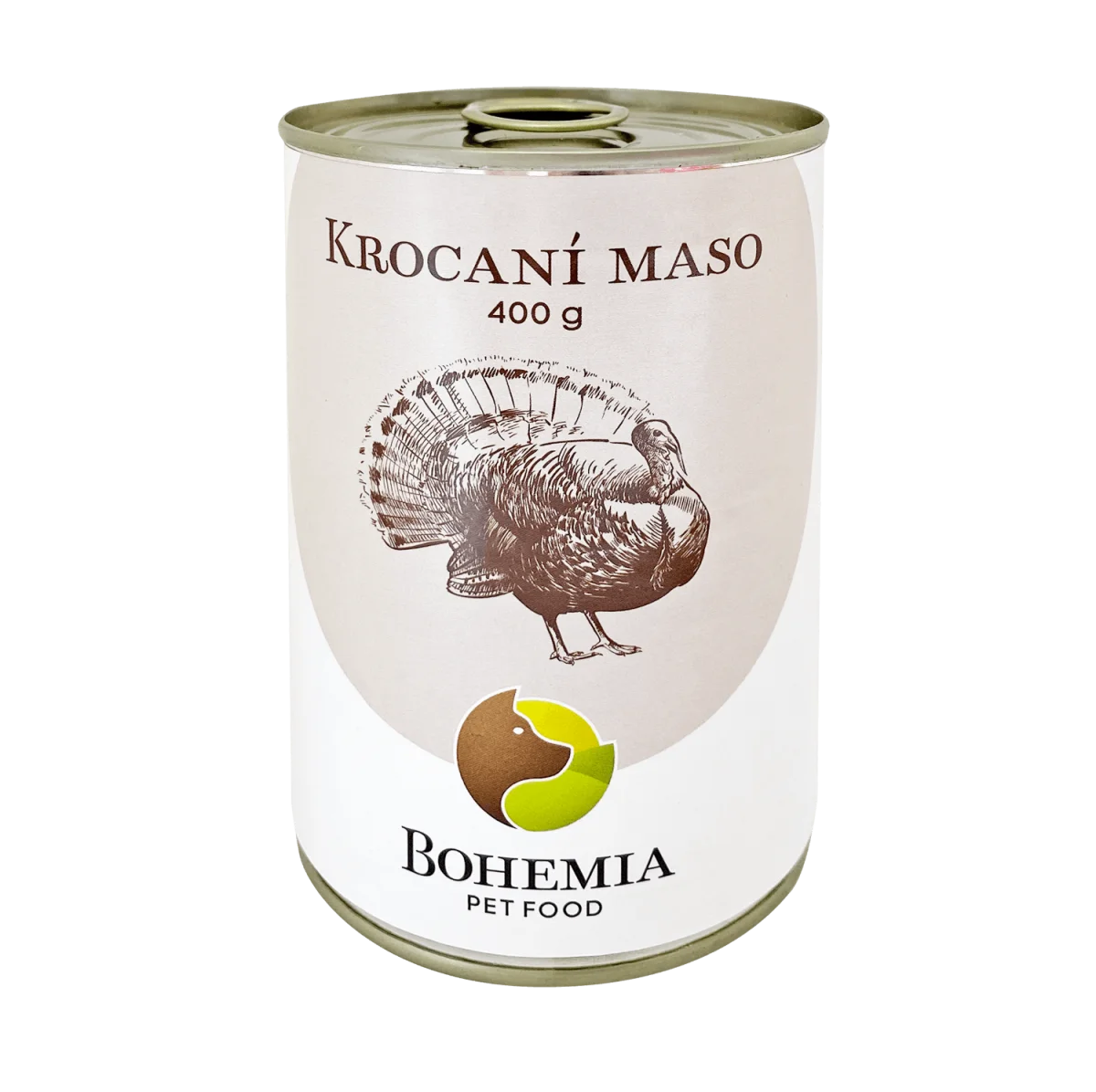 Bohemia Pet Food BOHEMIA Krocaní maso ve vlastní šťávě 400 g Bohemia Pet Food BOHEMIA Krocaní maso ve vlastní šťávě 400 g