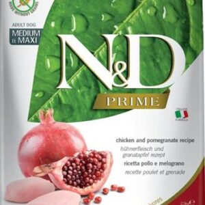 N&D PRIME Dog GF Chicken & Pomegranate Puppy Medium & Maxi 2,5 kg