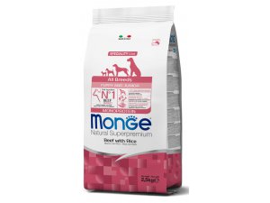 MONGE DOG Hovězí Puppy & Junior 31/17 2,5kg
