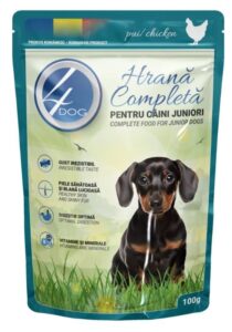 4DOG Kapsa Junior Chicken in Sauce - 10 x 100g