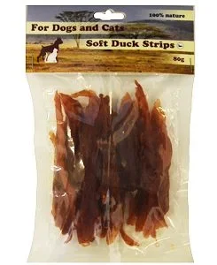 Pochoutka Kachní maso proužky měkké 80g