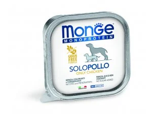 MONGE Dog MONOPROTEIN paštika kuřecí 150g/24ks