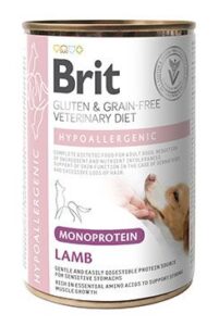 VAFO Brit Veterinární diety Praha s.r.o. Brit VD Dog GF konz Mono Protein Hypoall. Lamb 400g