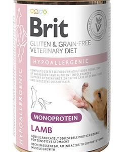 VAFO Brit Veterinární diety Praha s.r.o. Brit VD Dog GF konz Mono Protein Hypoall. Lamb 400g