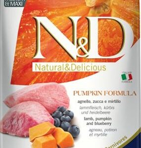 N&D PUMPKIN Dog GF Lamb & Blueberry Adult Medium & Maxi 12 kg