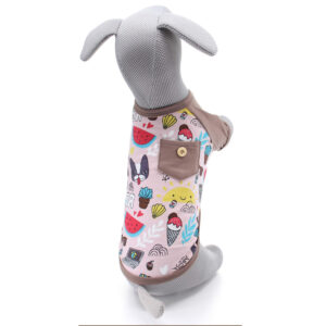 Vsepropejska Flin tričko s kapsou pro psa Barva: Růžová, Délka zad (cm): 29, Obvod hrudníku: 40 – 42 cm