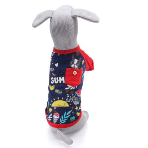 Vsepropejska Flin tričko s kapsou pro psa Barva: Modrá, Délka zad (cm): 21, Obvod hrudníku: 28 – 30 cm