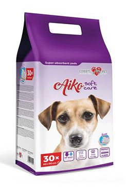 COBBYS PET SLOVENSKO s.r.o. Podložka absorbční pro psy Aiko Soft Care 60x90cm 30ks COBBYS PET SLOVENSKO s.r.o. Podložka absorbční pro psy Aiko Soft Care 60x90cm 30ks