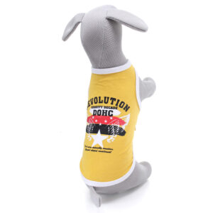 Vsepropejska Perla tričko s nápisy pro psa Barva: Žlutá, Délka zad (cm): 33, Obvod hrudníku: 42 – 46 cm